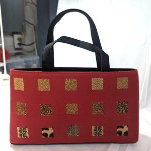 Medium Textured Animal Print Handbag NWOT